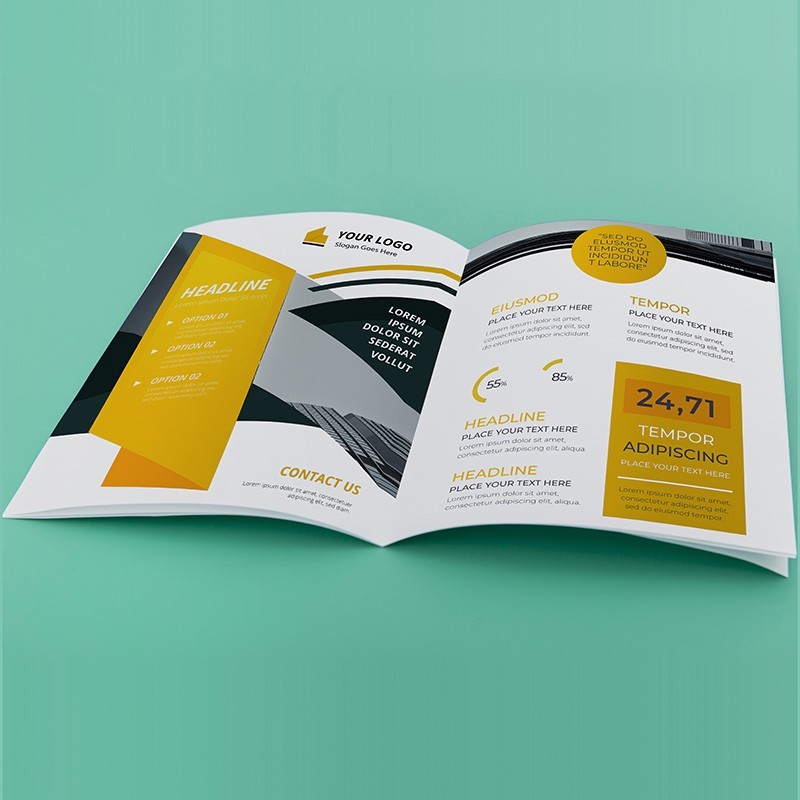 Brochure A4 agrafée portrait